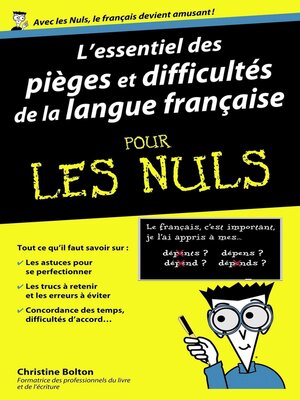 cover image of L'essentiel des pièges et difficultés de la langue française Pour les Nuls